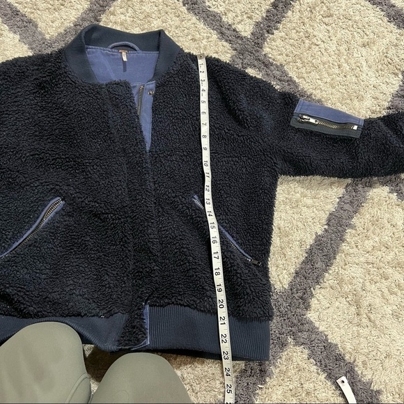Free People Sherpa Bomber Jacket - Picture 5 of 13